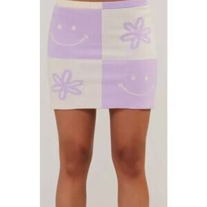 Samii Ryan Women's Smiley Samii Skirt Size L NWOT